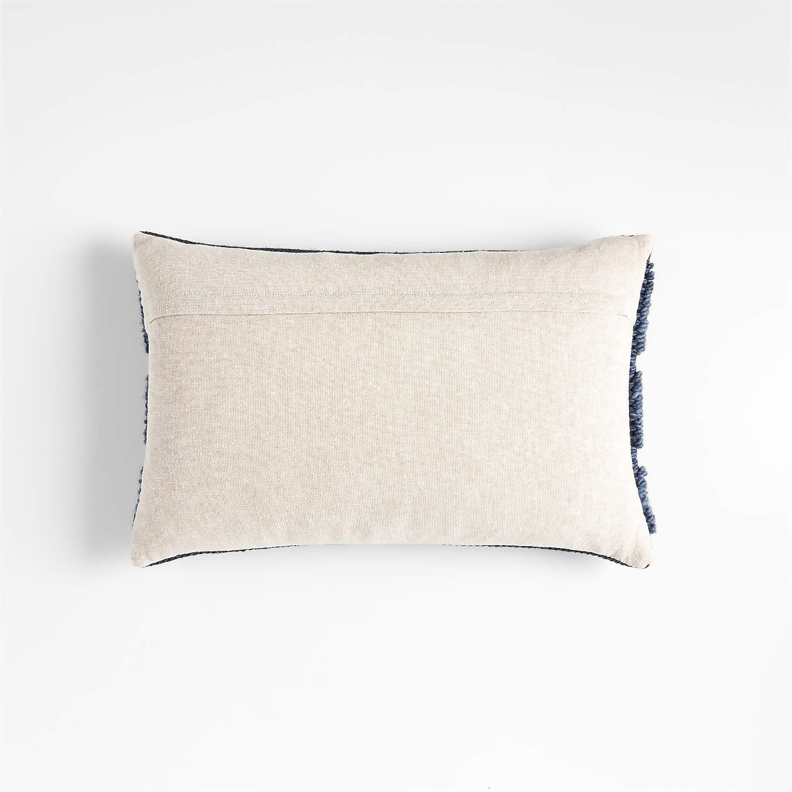 Lancaster Textured Cotton Plaid Pillow Cover-22"x15" thumbnail 3
