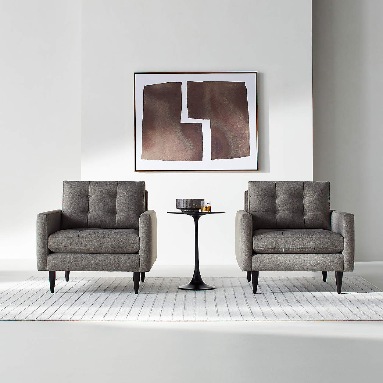 Ink Shade Study IV Wall Art Print by Dawn Sweitzer with frame-41.5"x51.5" thumbnail 3