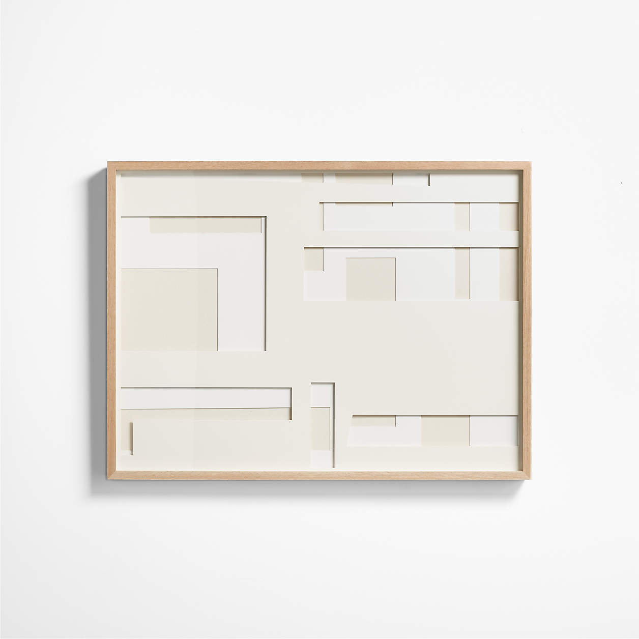 Dimension I Framed Hand Cut Paper Wall Art by Coup d'Esprit with Frame-30"x40" thumbnail 3