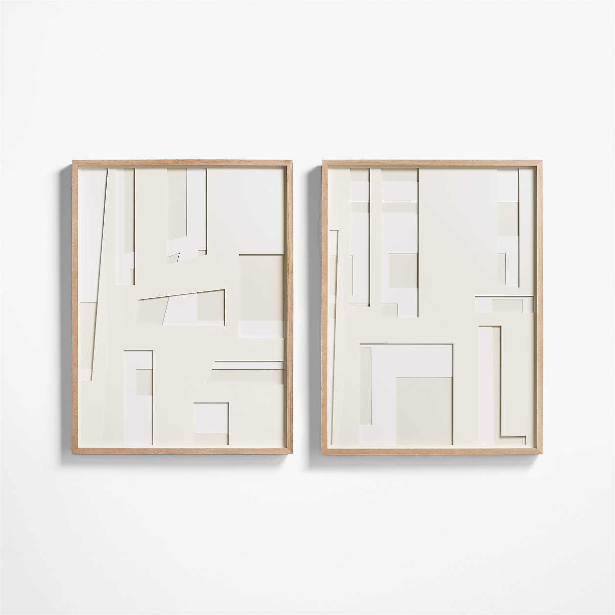 Dimension I Framed Hand Cut Paper Wall Art by Coup d'Esprit with Frame-30"x40" thumbnail 6