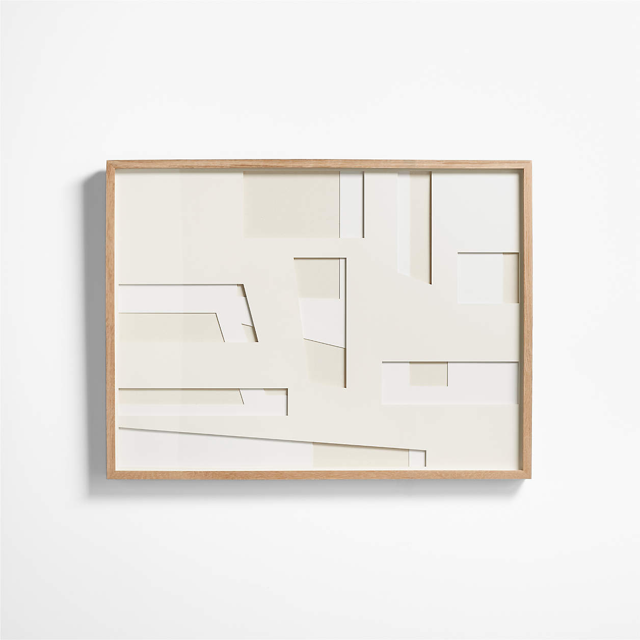 Dimension II Framed Hand Cut Paper Wall Art by Coup d'Esprit with Frame-30"x40" thumbnail 3