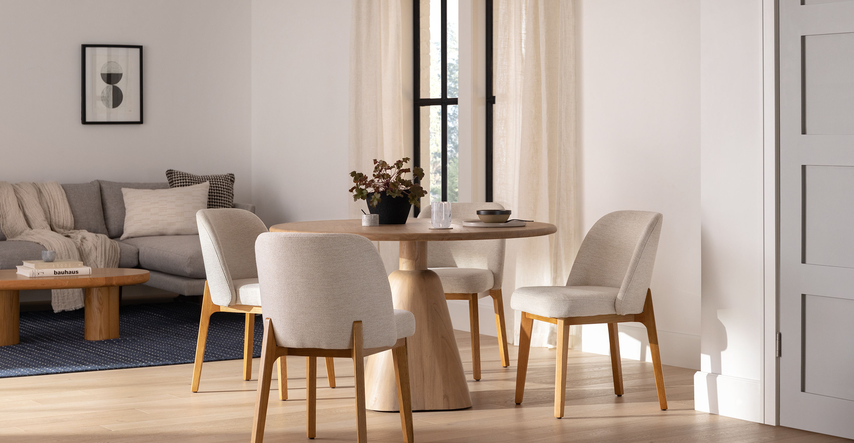 Alta Camellia Ivory Oak Dining Chair thumbnail 2