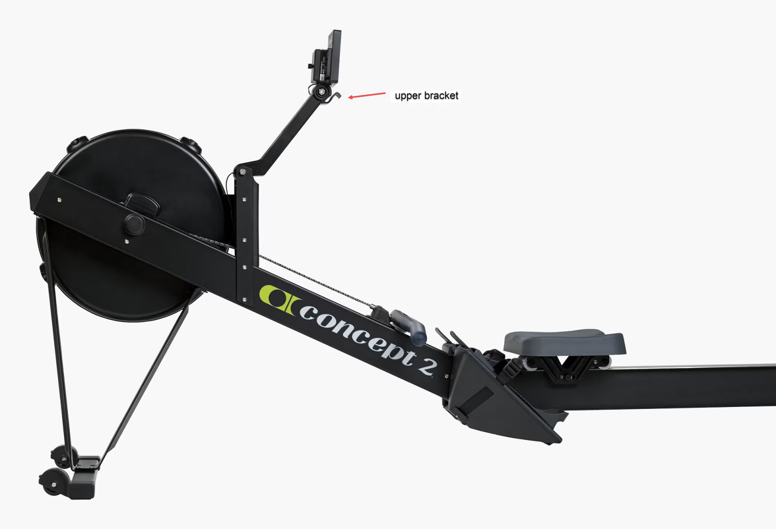 Black Concept 2 Rowerg Rower thumbnail 3