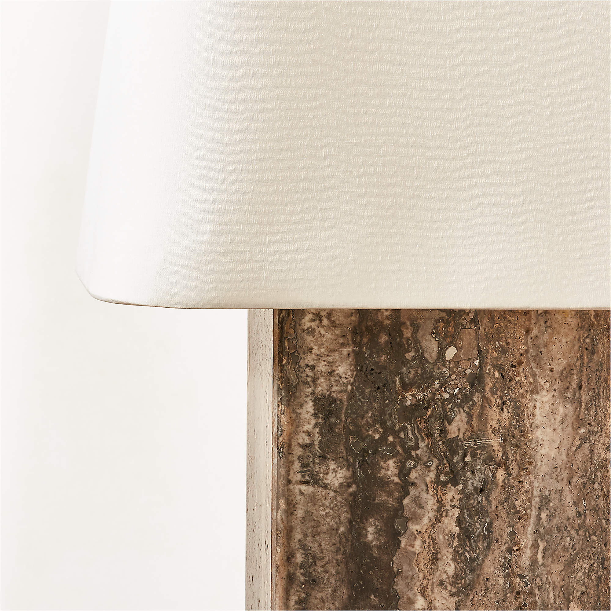 Forms Grey Travertine Floor Lamp thumbnail 6