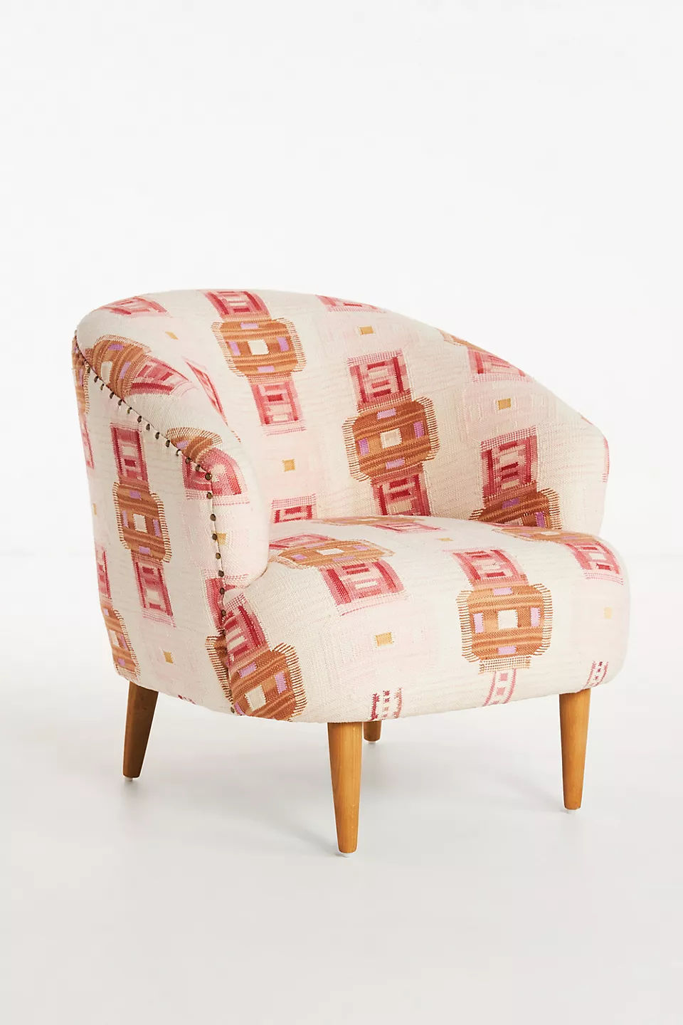 Rug-Printed Simon Accent Chair thumbnail 2