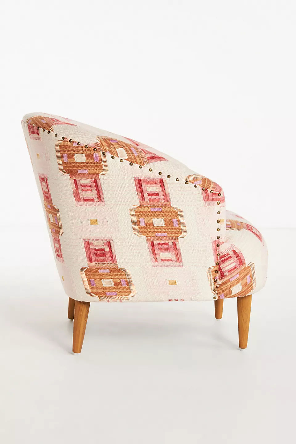 Rug-Printed Simon Accent Chair thumbnail 3