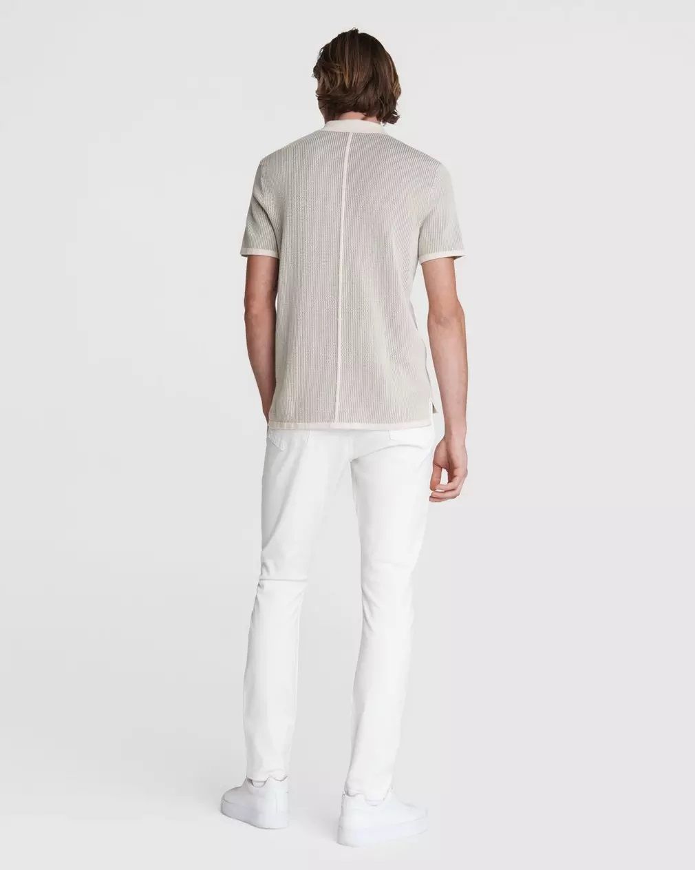 Harvey Cotton Knit Polo thumbnail 5