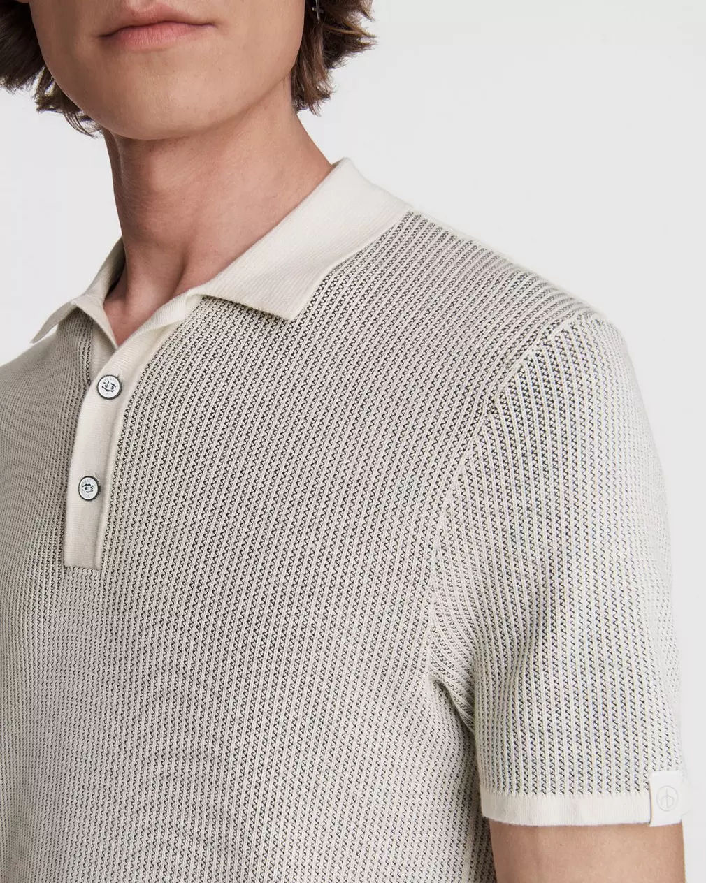 Harvey Cotton Knit Polo thumbnail 6