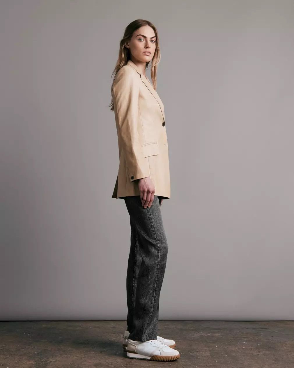 Charles Leather Blazer thumbnail 4
