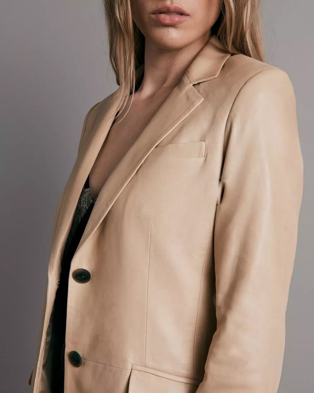 Charles Leather Blazer thumbnail 6