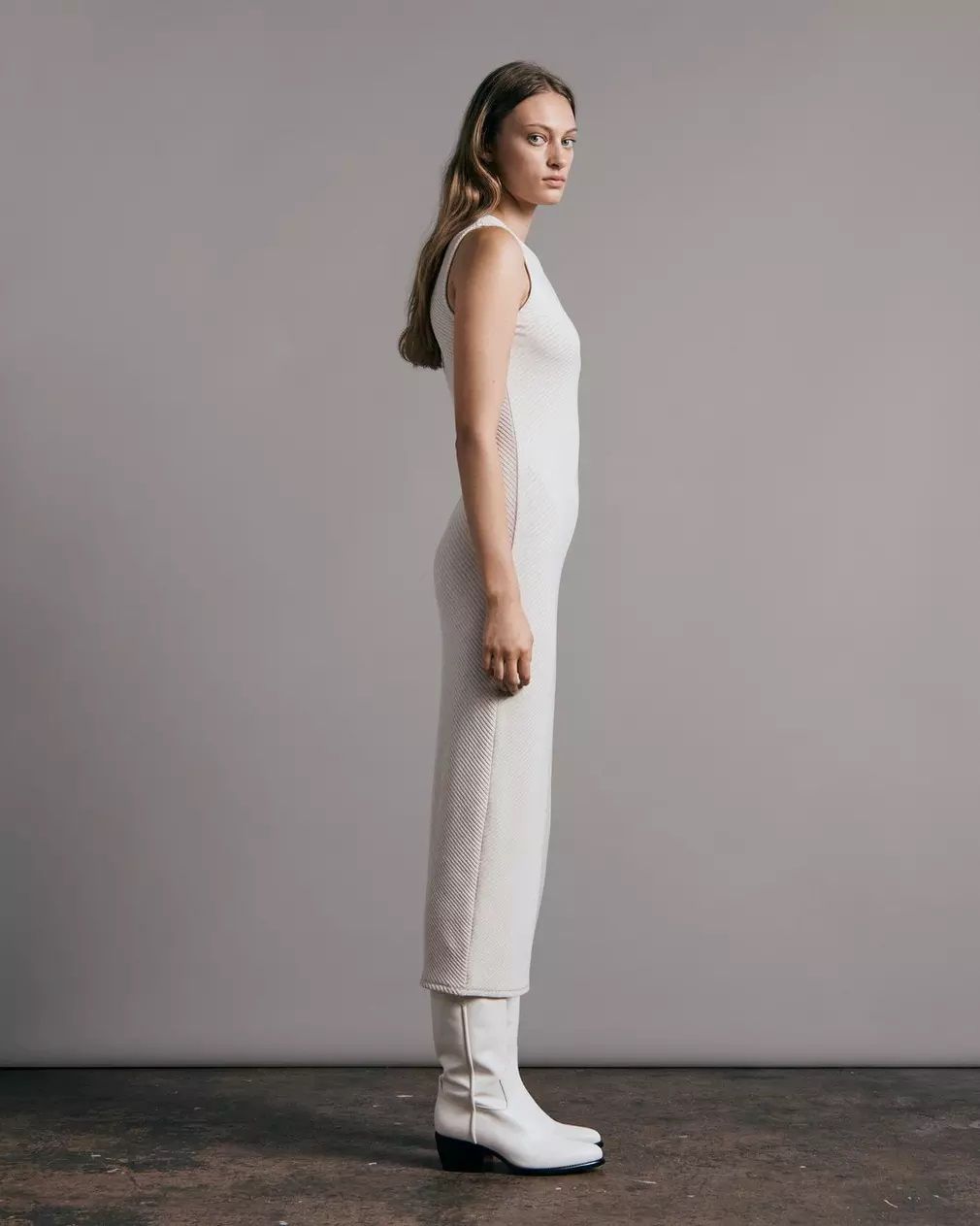 Echo Rib Tank Midi Dress thumbnail 3