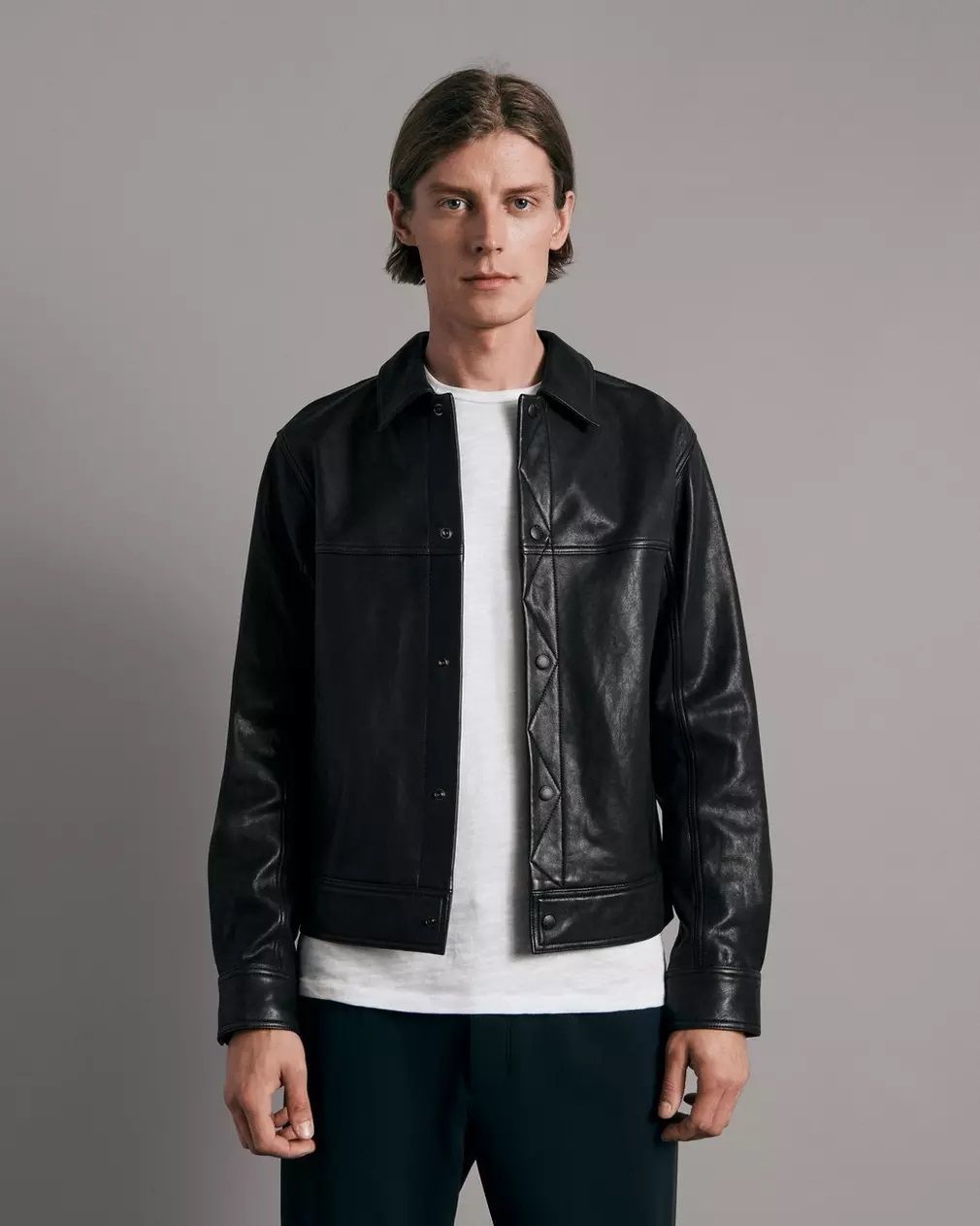Owen Leather Trucker thumbnail 3