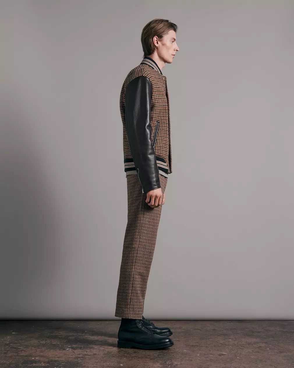 Varsity Houndstooth Wool Jacket thumbnail 4