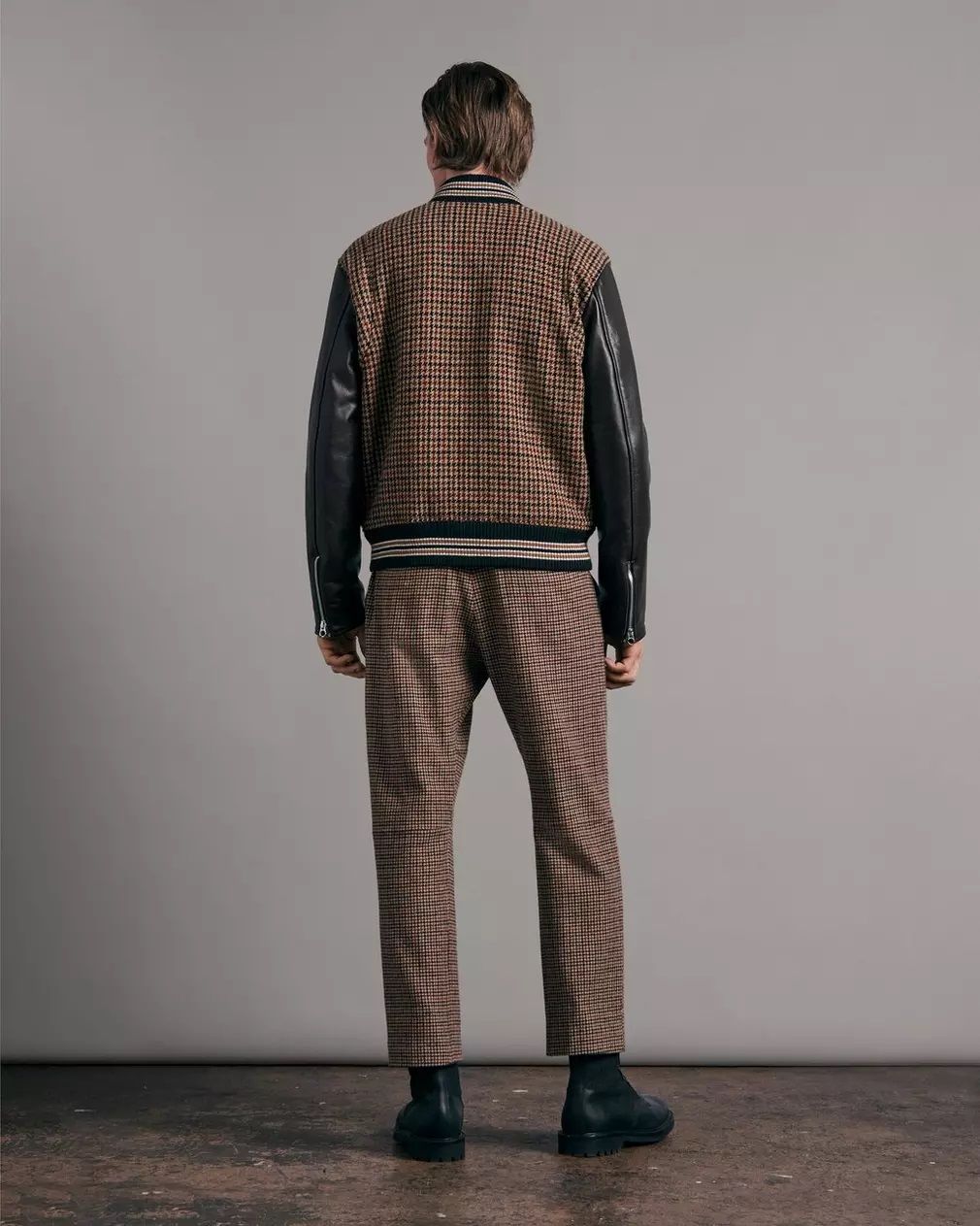 Varsity Houndstooth Wool Jacket thumbnail 5