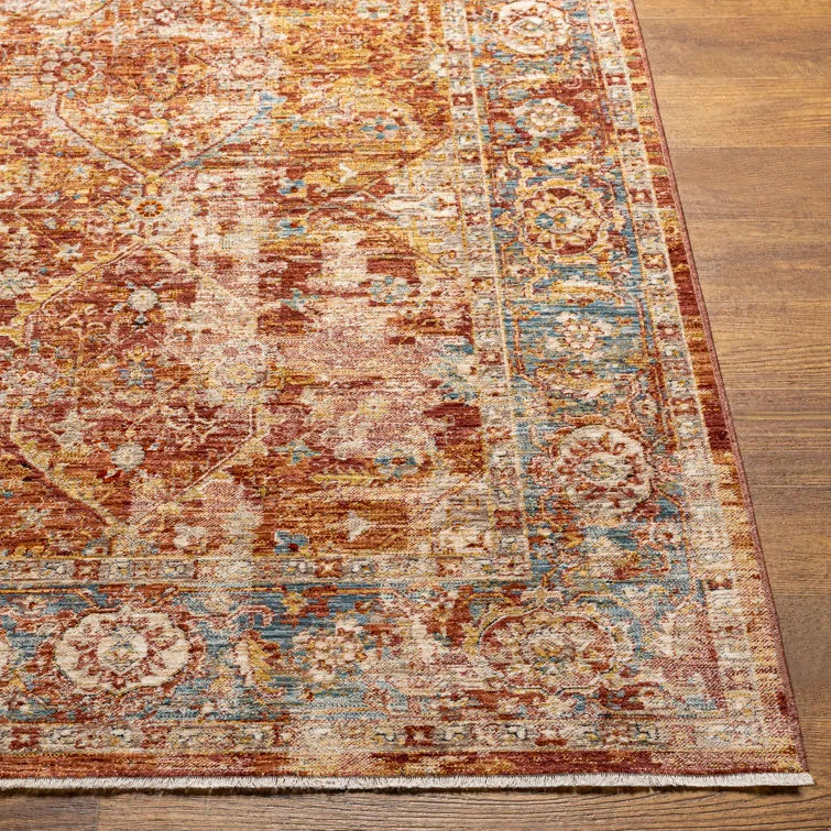 Gorsuch Machine Woven Performance Rust/Orange Rug 9'x12' thumbnail 2