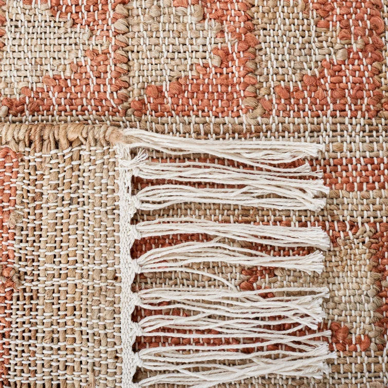 Bel-Air Flatweave Natural/Rust Rug thumbnail 2