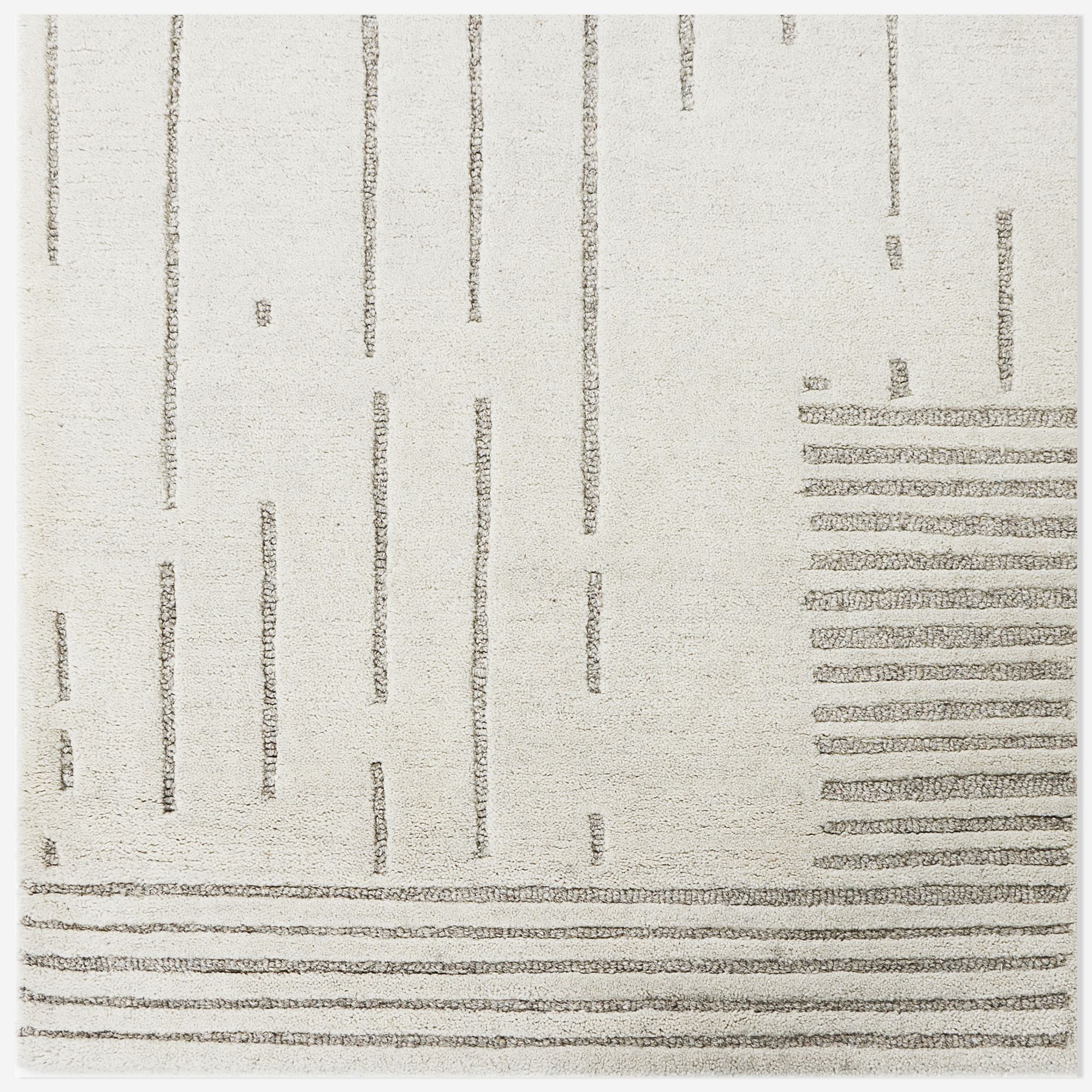 Painted Mixed Stripes Rug-4'x6' thumbnail 4