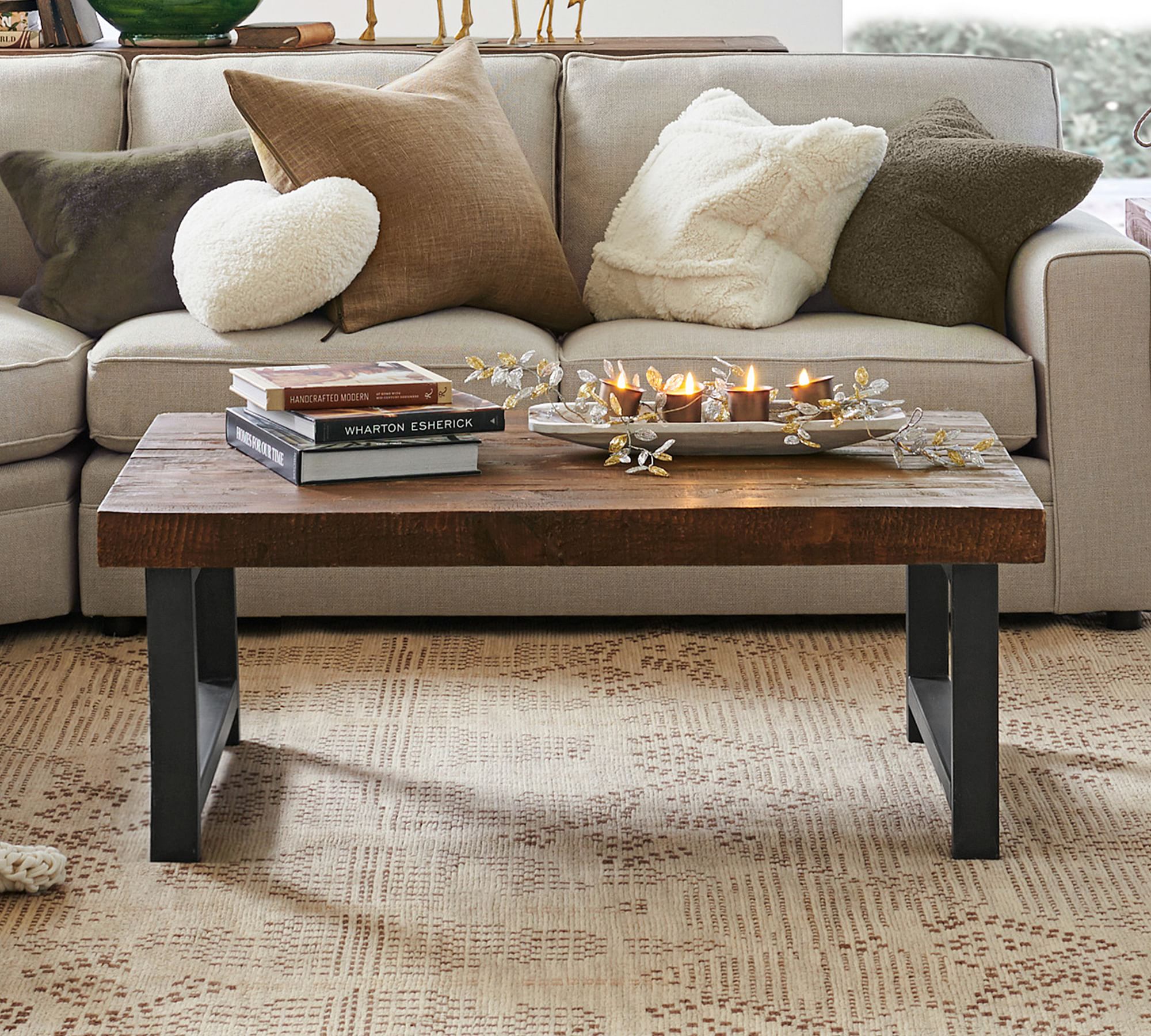 Griffin Reclaimed Wood Coffee Table thumbnail 2