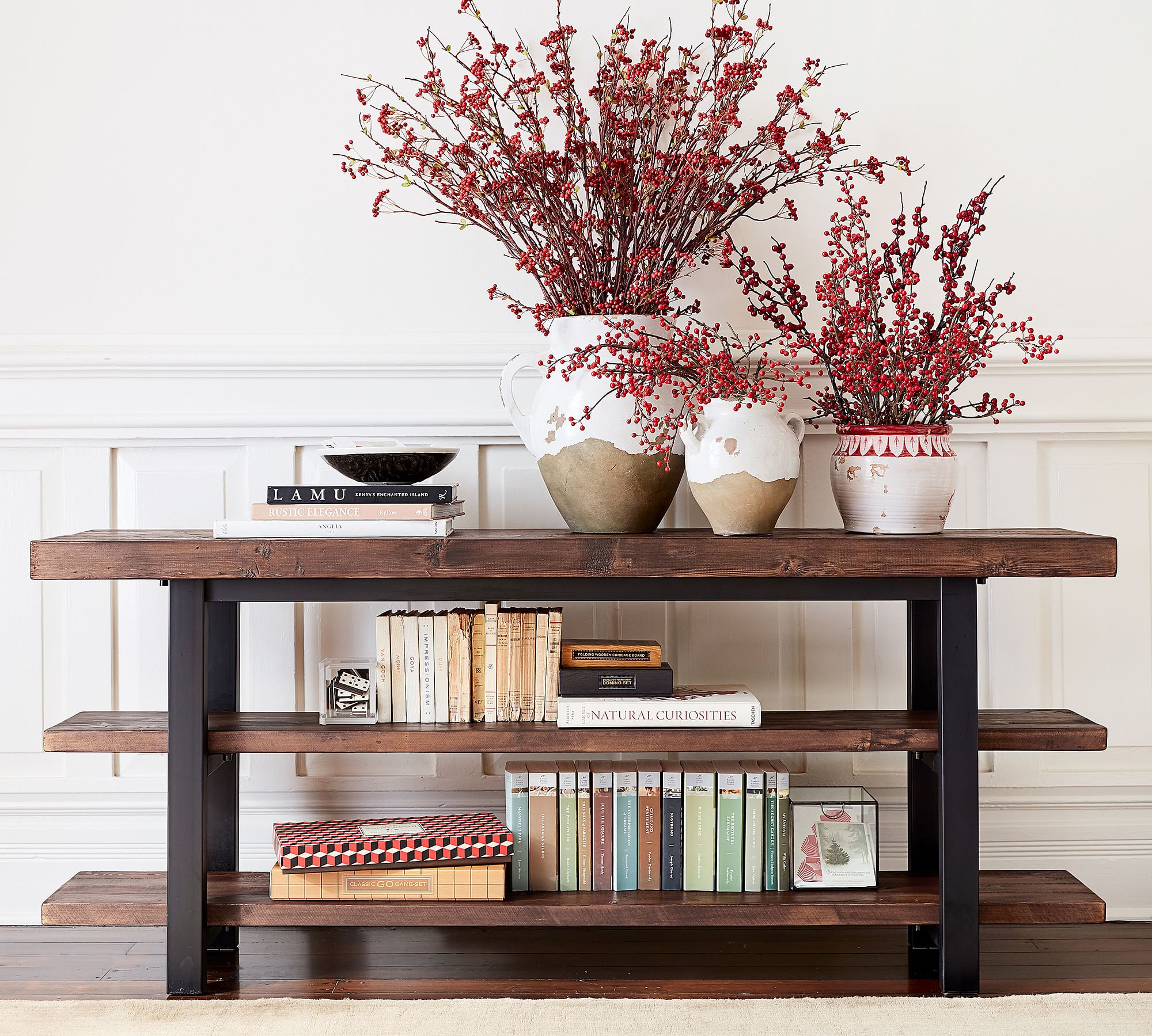 Griffin Reclaimed Wood Media Console thumbnail 2