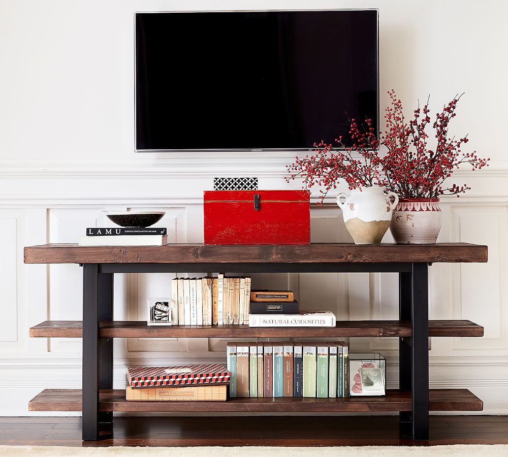 Griffin Reclaimed Wood Media Console thumbnail 5