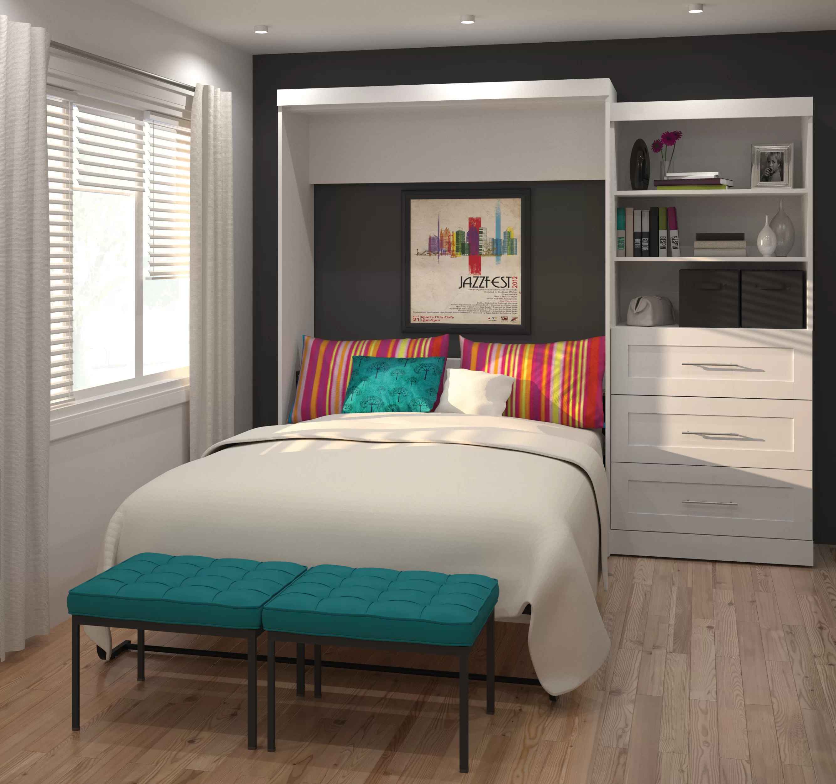 Walley Storage Bed-Full thumbnail 3