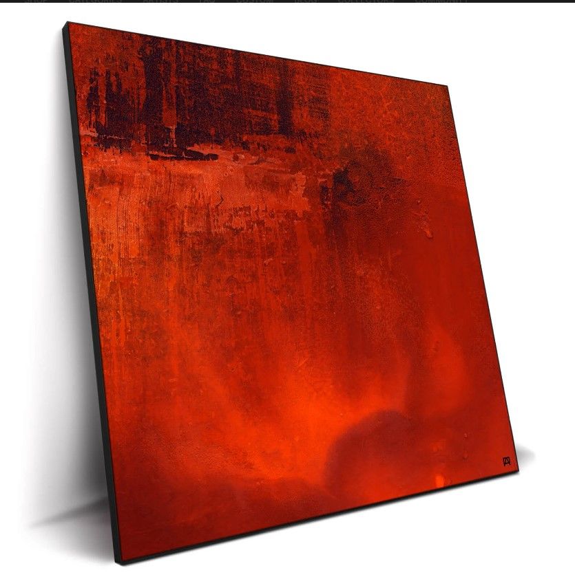 Orange Red Mix With Frae 60"x60" thumbnail 2