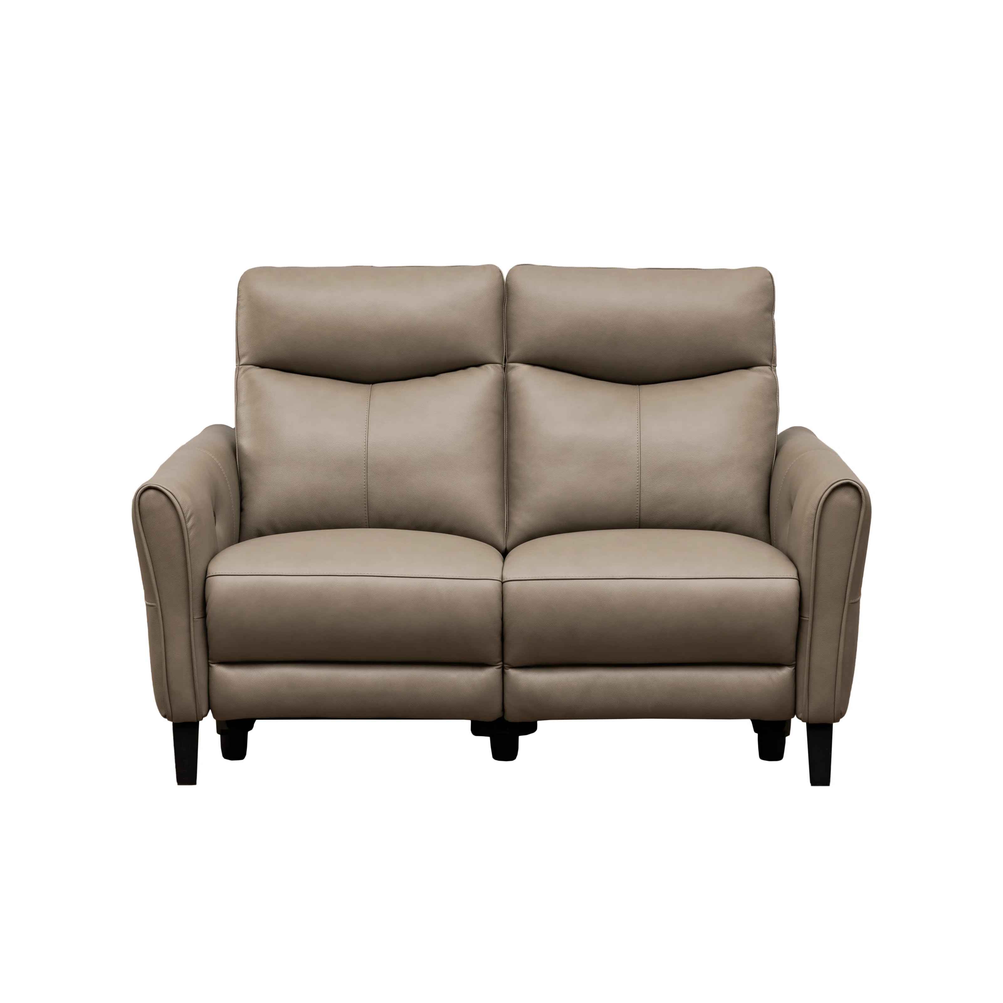 Oswald Beige Top Grain Leather Power Reclining Loveseat thumbnail 3