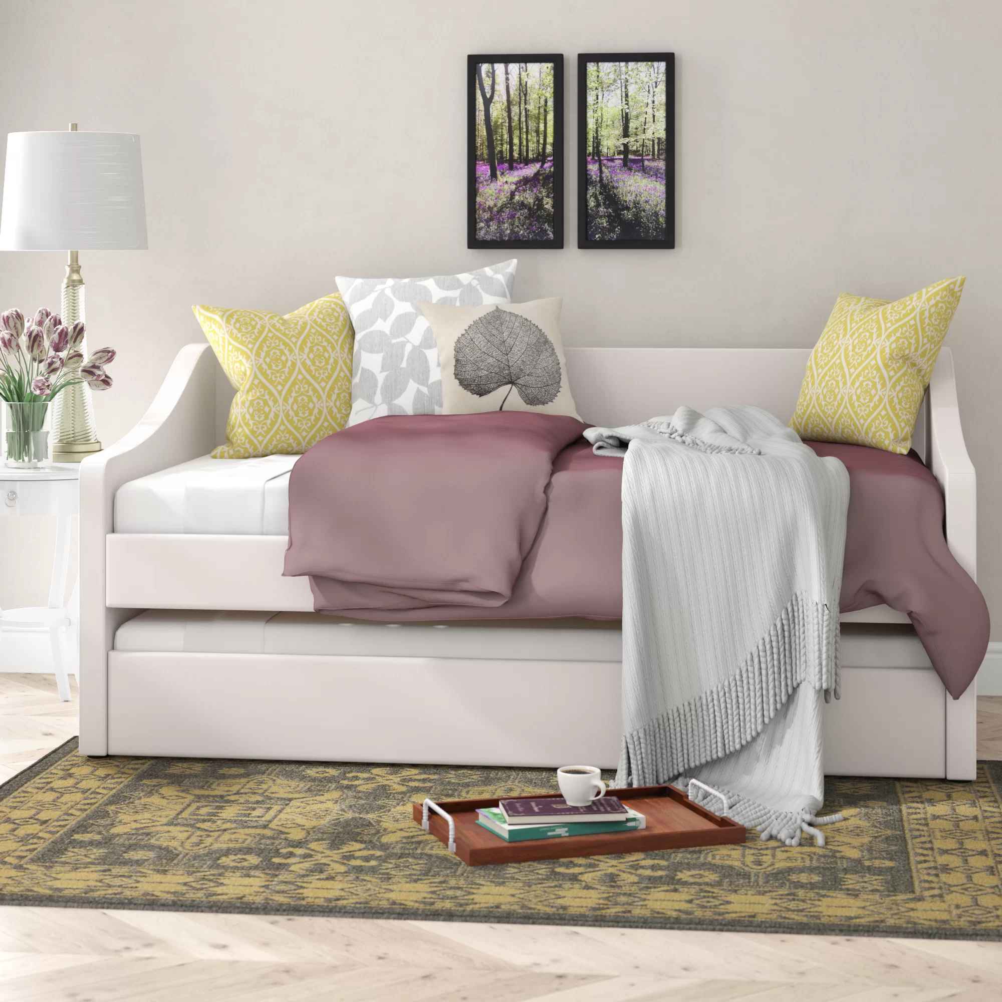 Brookston Upholstered Daybed with Trundle thumbnail 2
