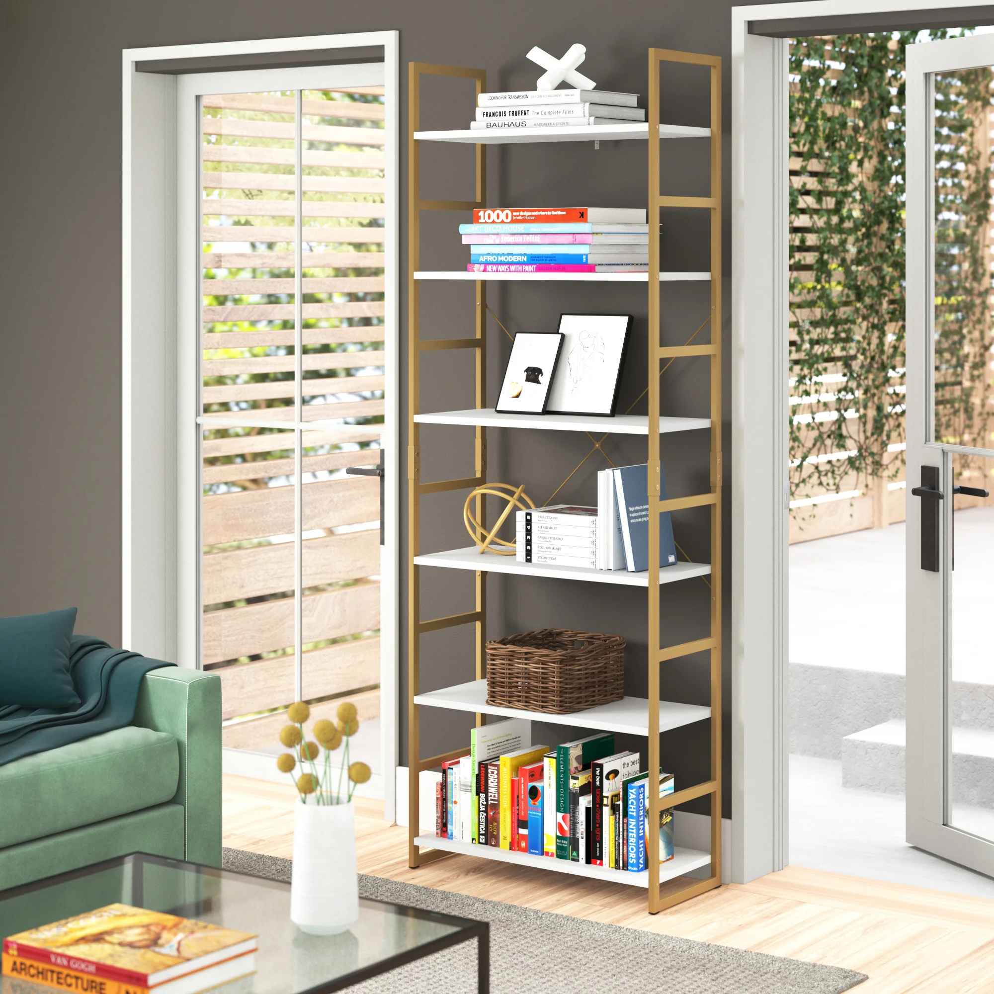 Fontenot Iron Standard Bookcase thumbnail 2