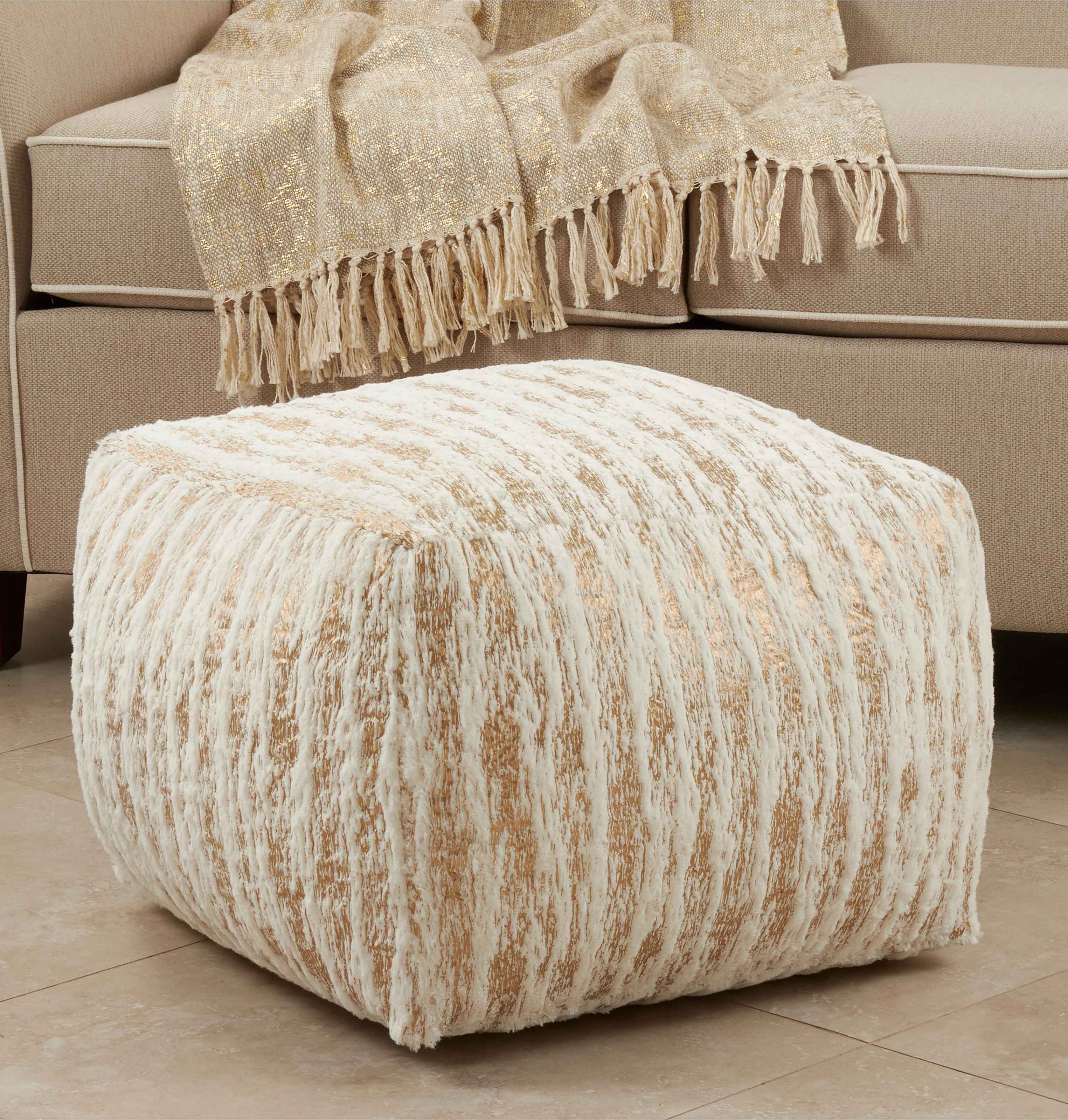 Wightman Upholstered Pouf thumbnail 5