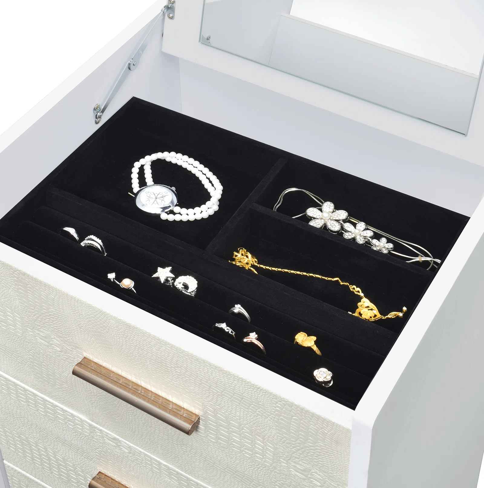 Hand Painted Jewelry Armoire thumbnail 5
