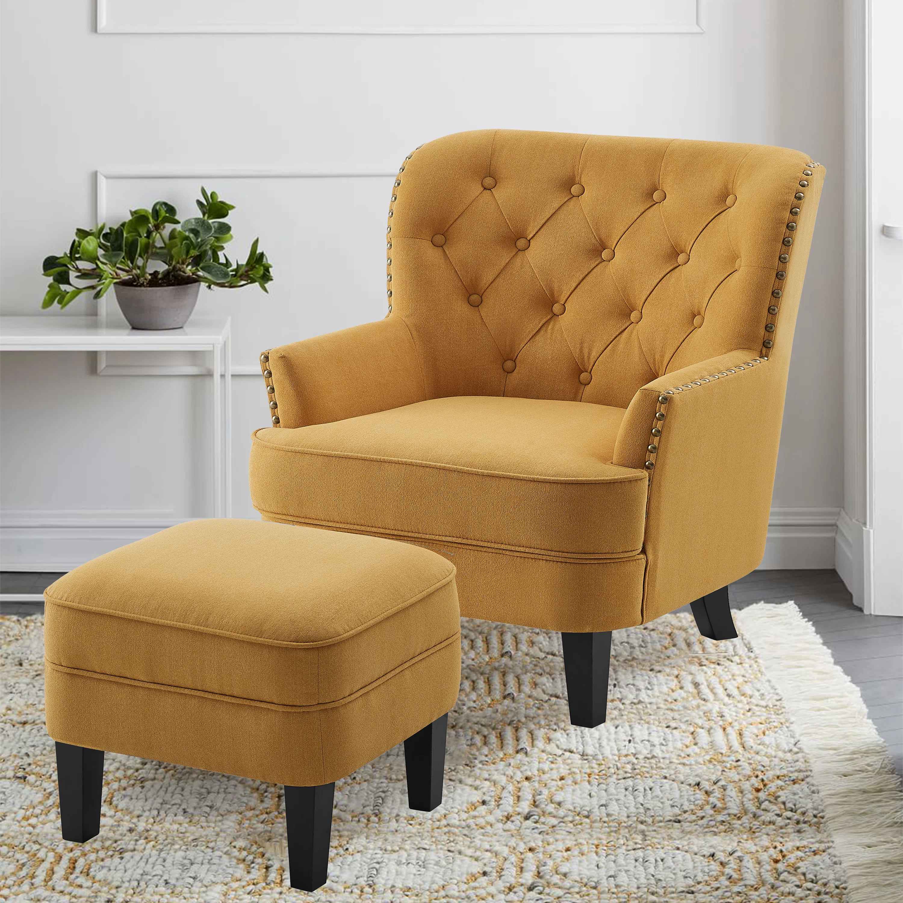 Askersund Upholstered Ottoman thumbnail 2