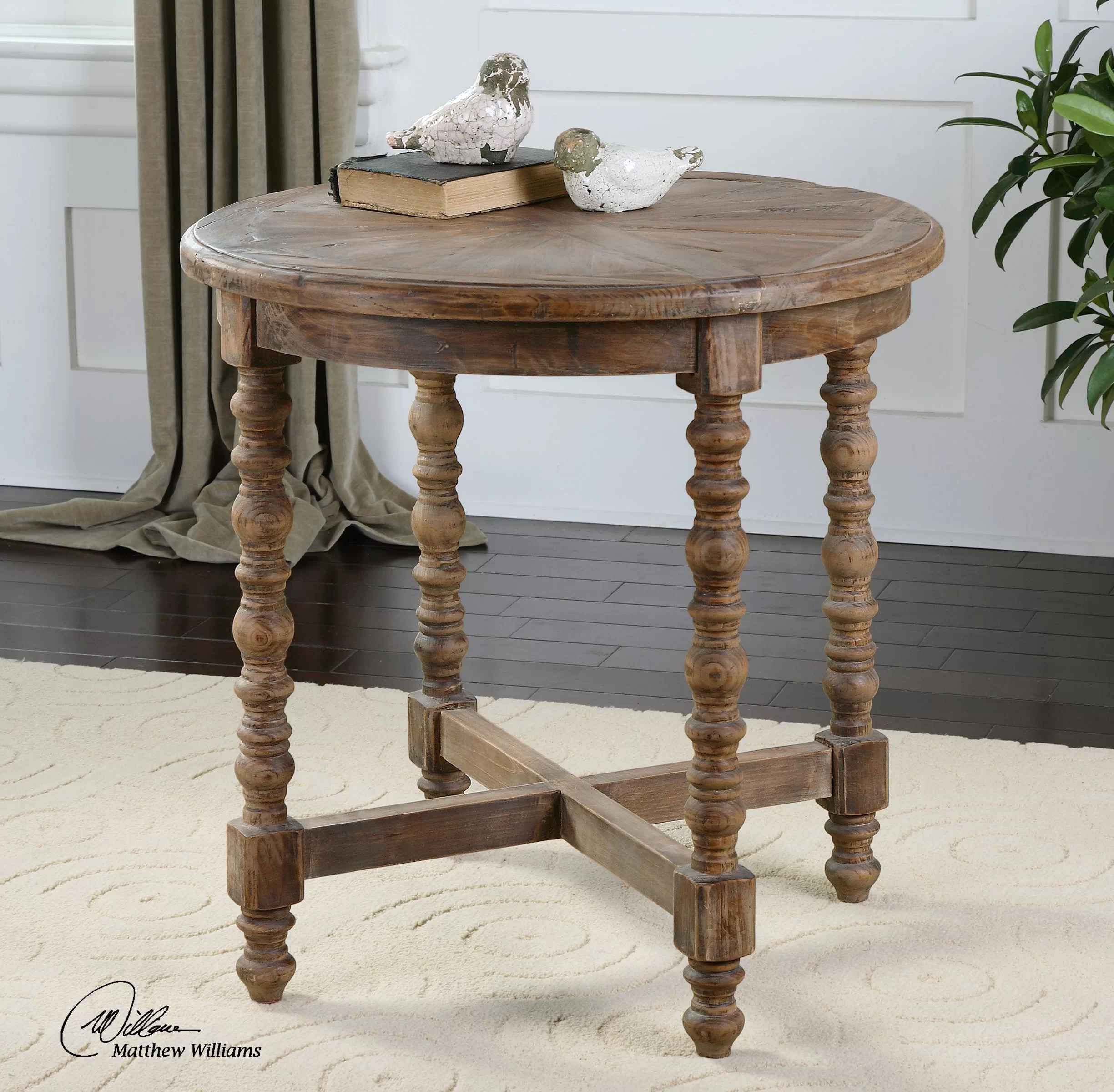 Jacob Solid Wood End Table thumbnail 5