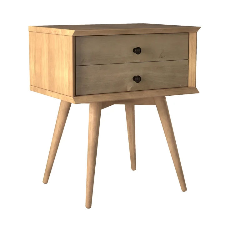 Grady Solid Wood Nightstand thumbnail 2