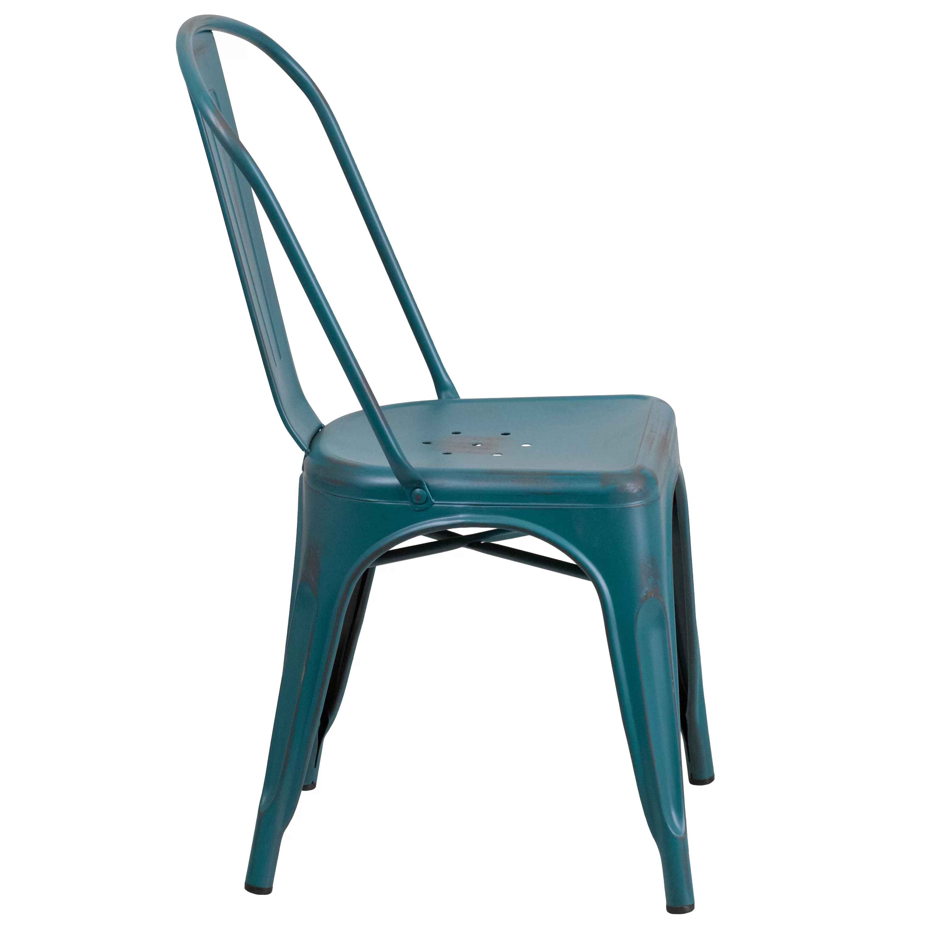 Elrod Metal Stackable Chair thumbnail 4