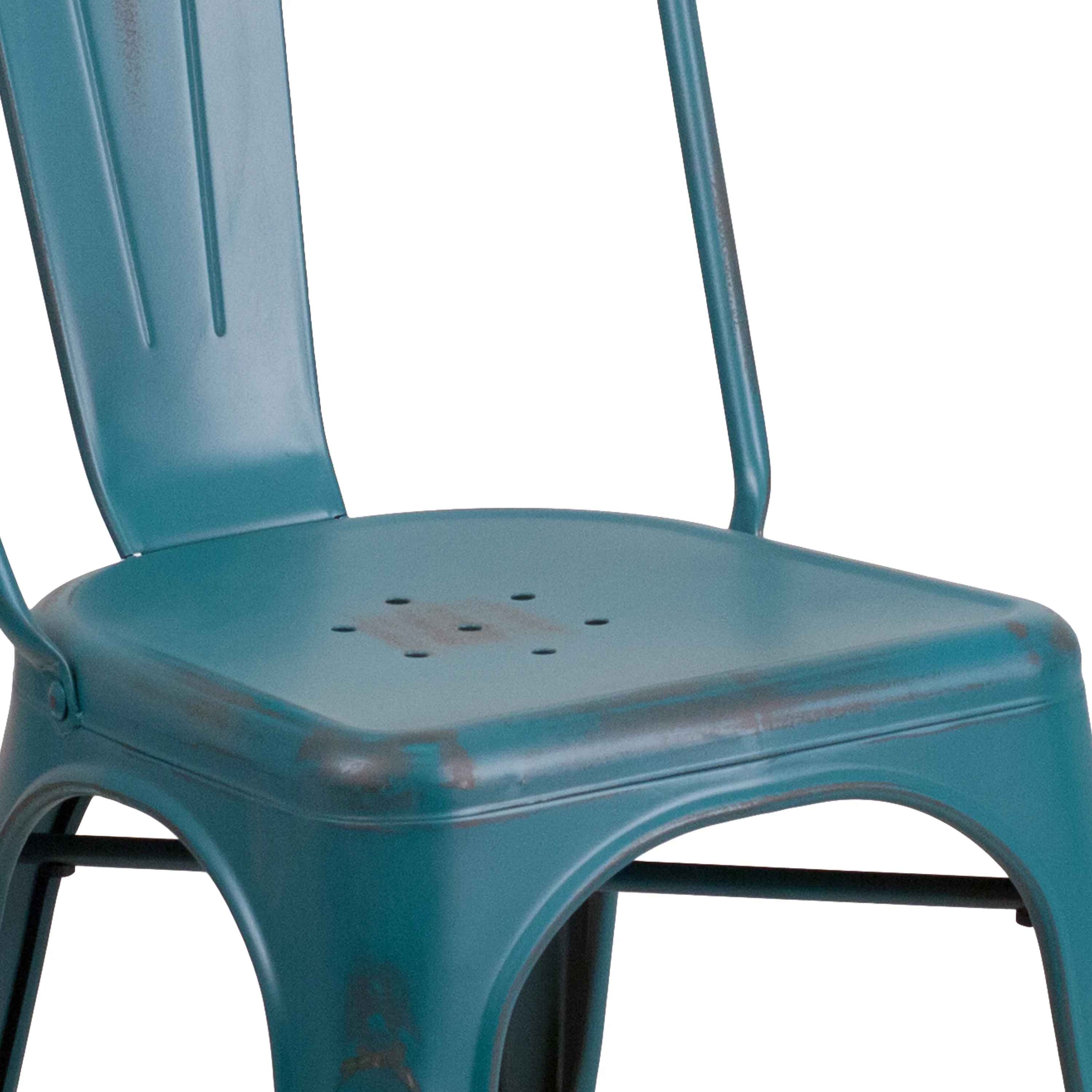 Elrod Metal Stackable Chair thumbnail 6