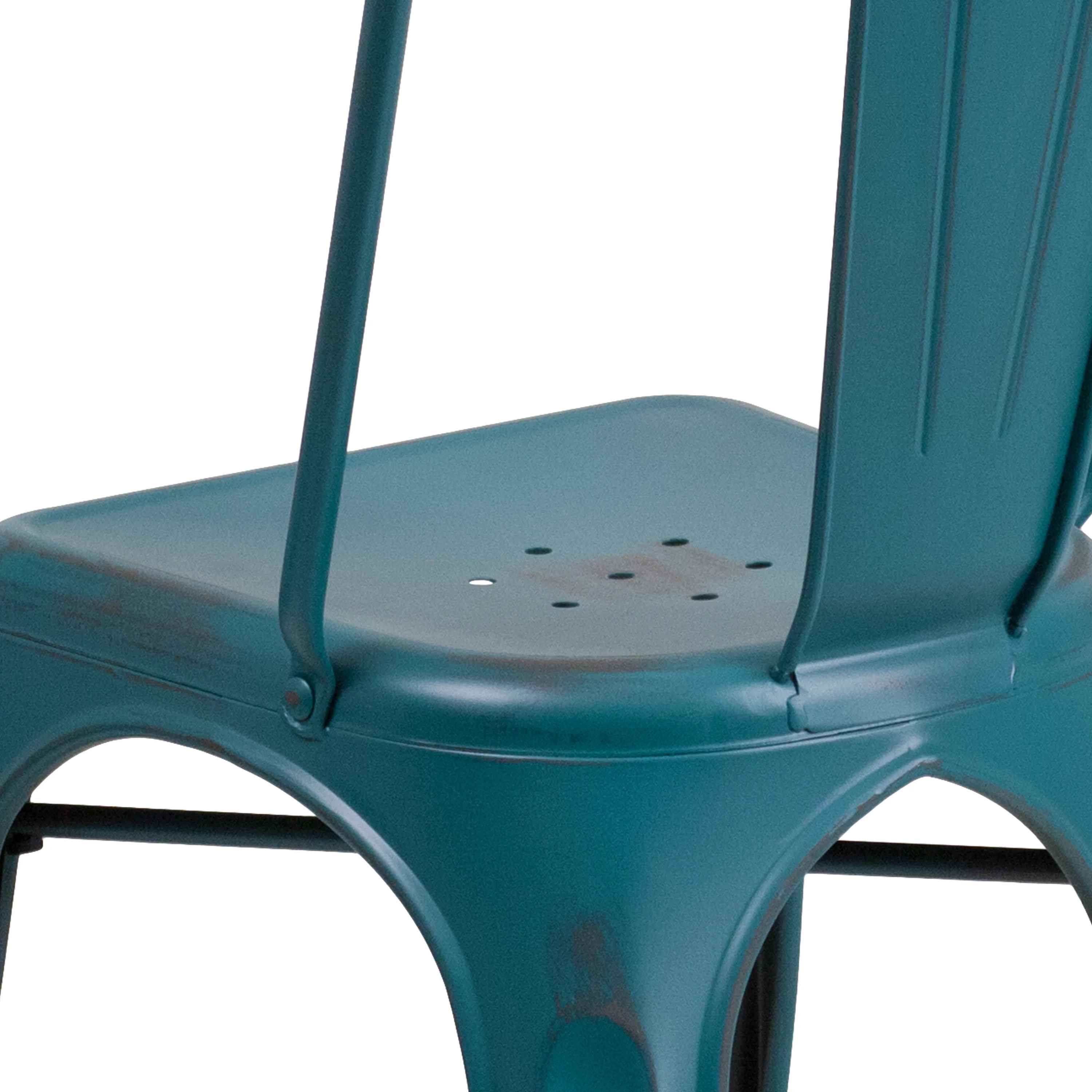 Elrod Metal Stackable Chair thumbnail 7