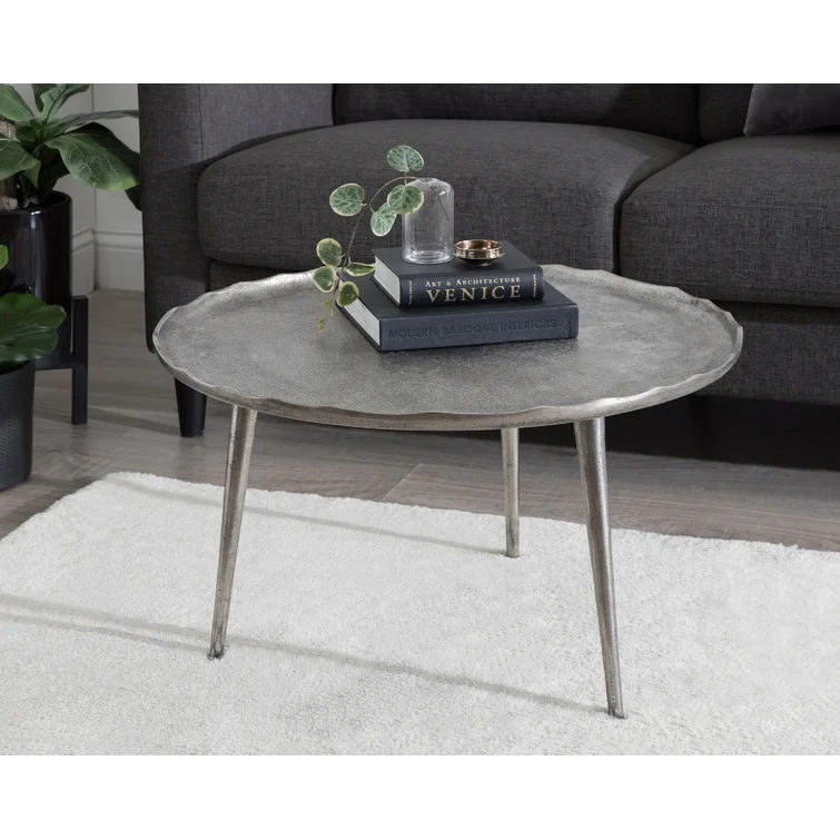 Meanna Aluminum 3 Legs Coffee Table thumbnail 2