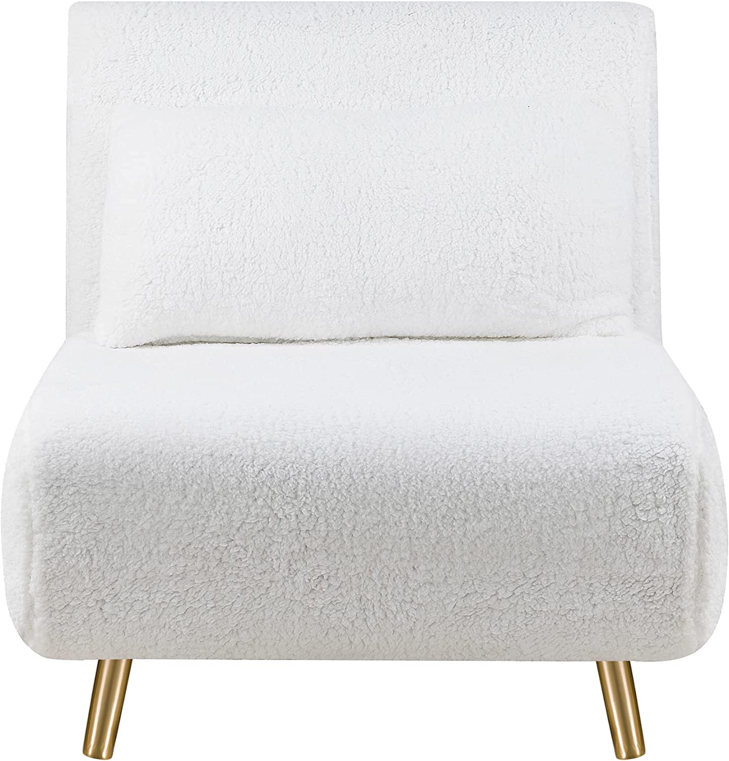GIA Tri-Fold Convertible Polyester Sofa Bed Chair thumbnail 3