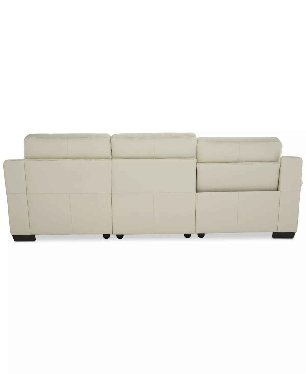 Julius II 3 Pc Leather Sectional Sofa thumbnail 4