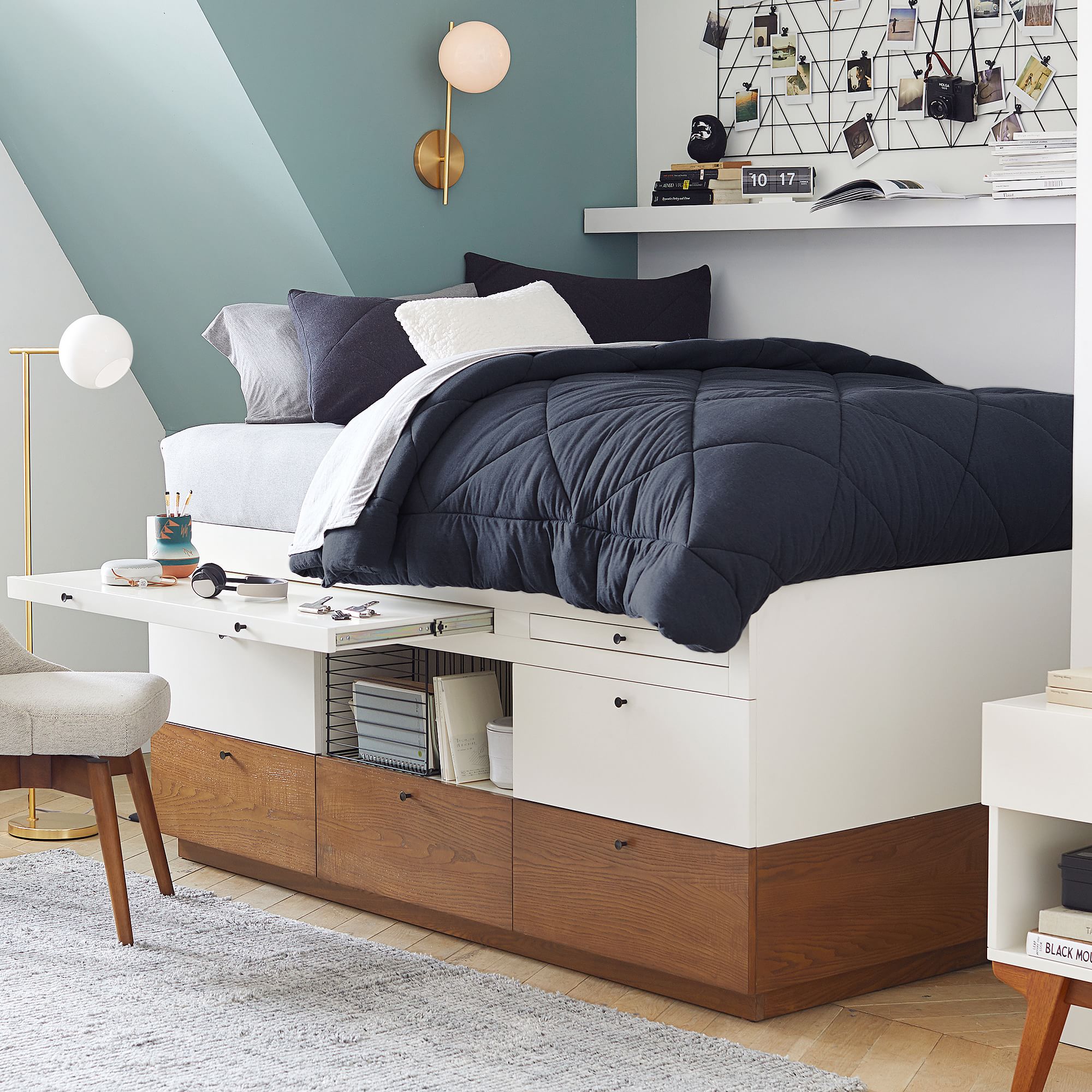 west elm x pbt Modern Captains Bed-Full thumbnail 2