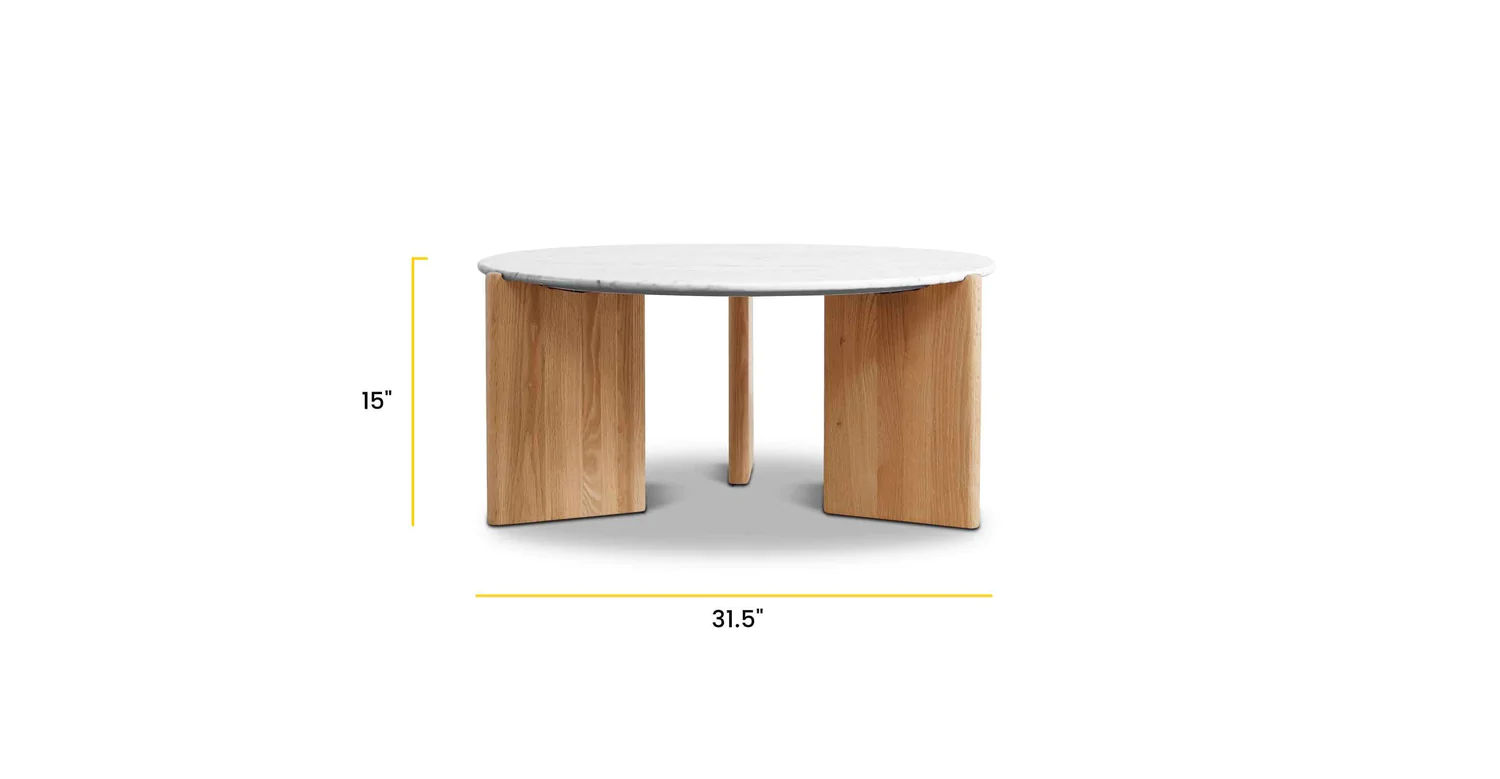Emmen Marble Coffee Table thumbnail 3