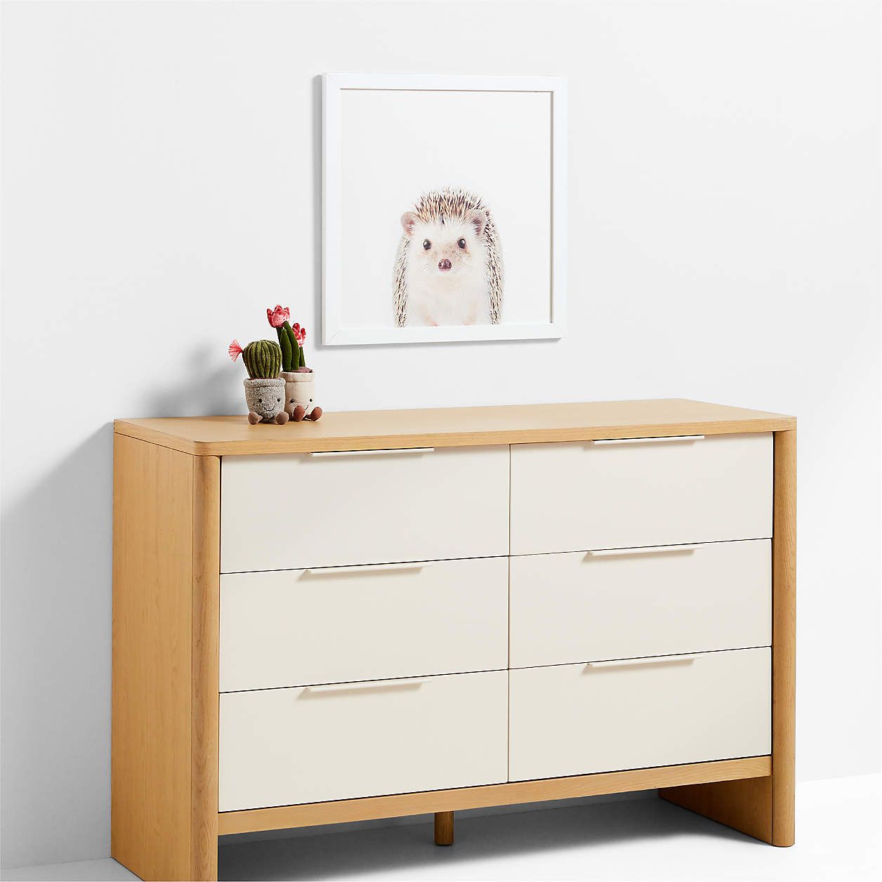 Baby Hedgehog Framed Wall Art-20"x20" thumbnail 2