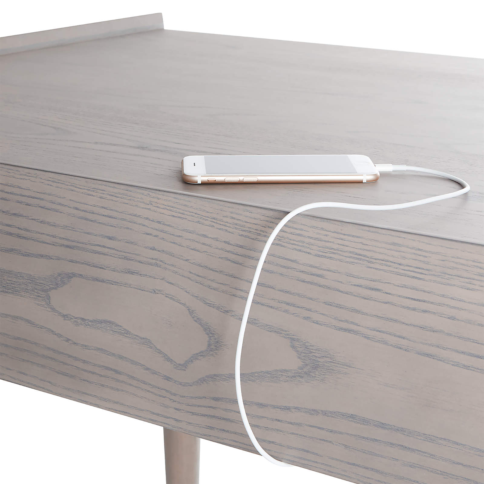 Tate Stone Desk with Outlet thumbnail 6