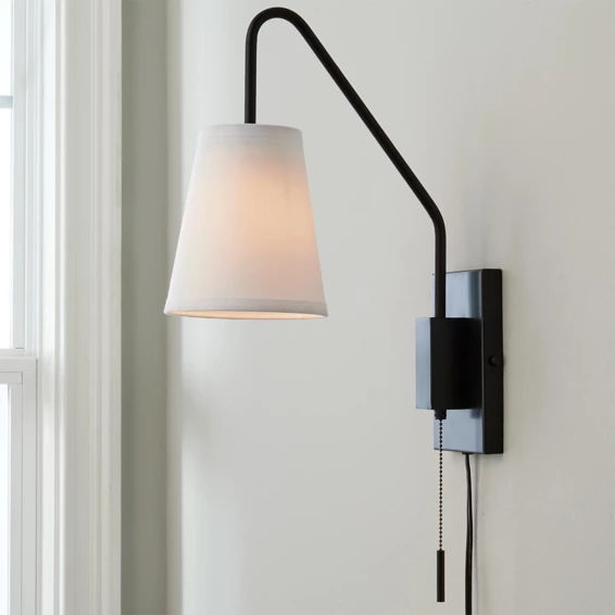 MODERN SLEEK SWING ARM SCONCE thumbnail 2