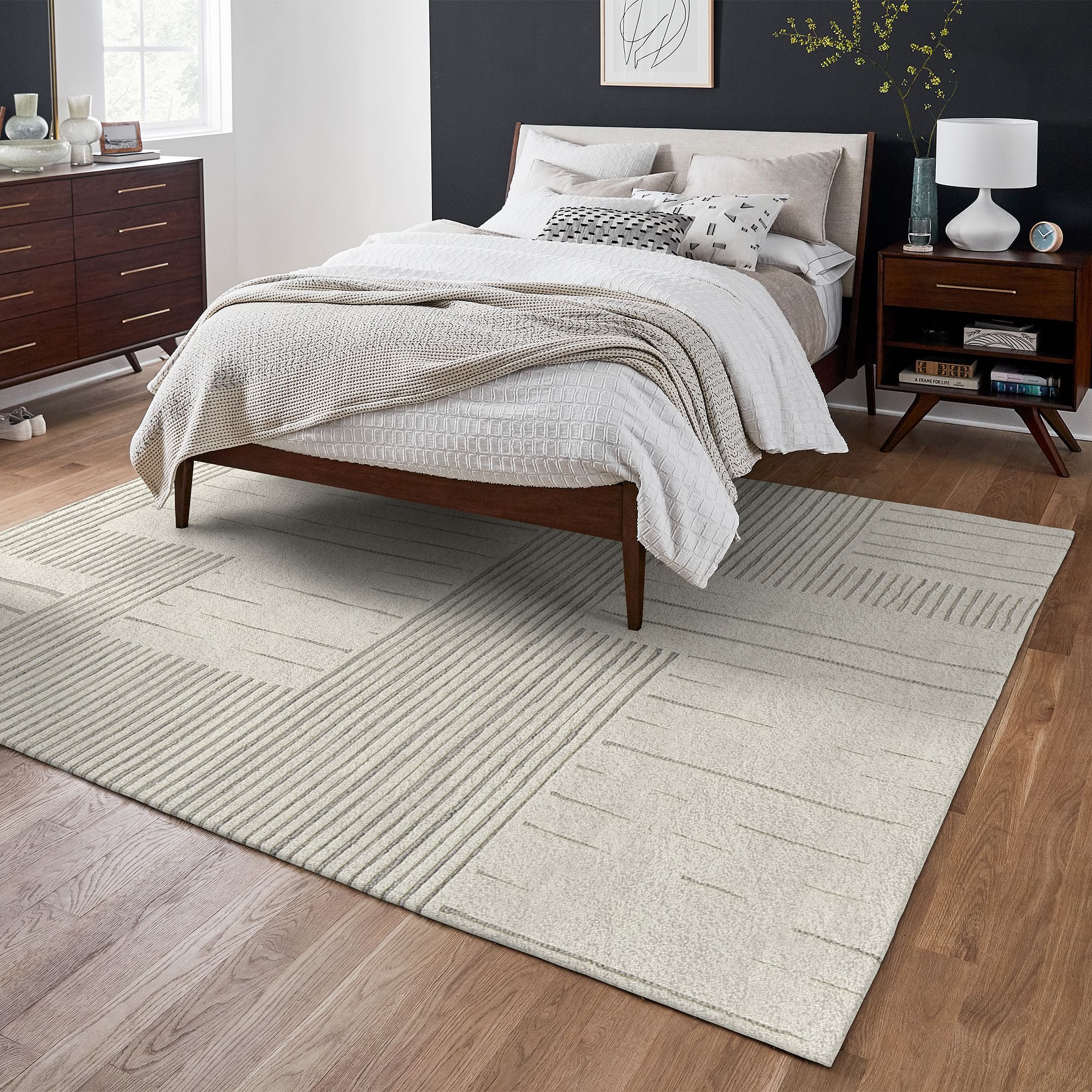 Painted Mixed Stripes Rug-9'x12' thumbnail 4