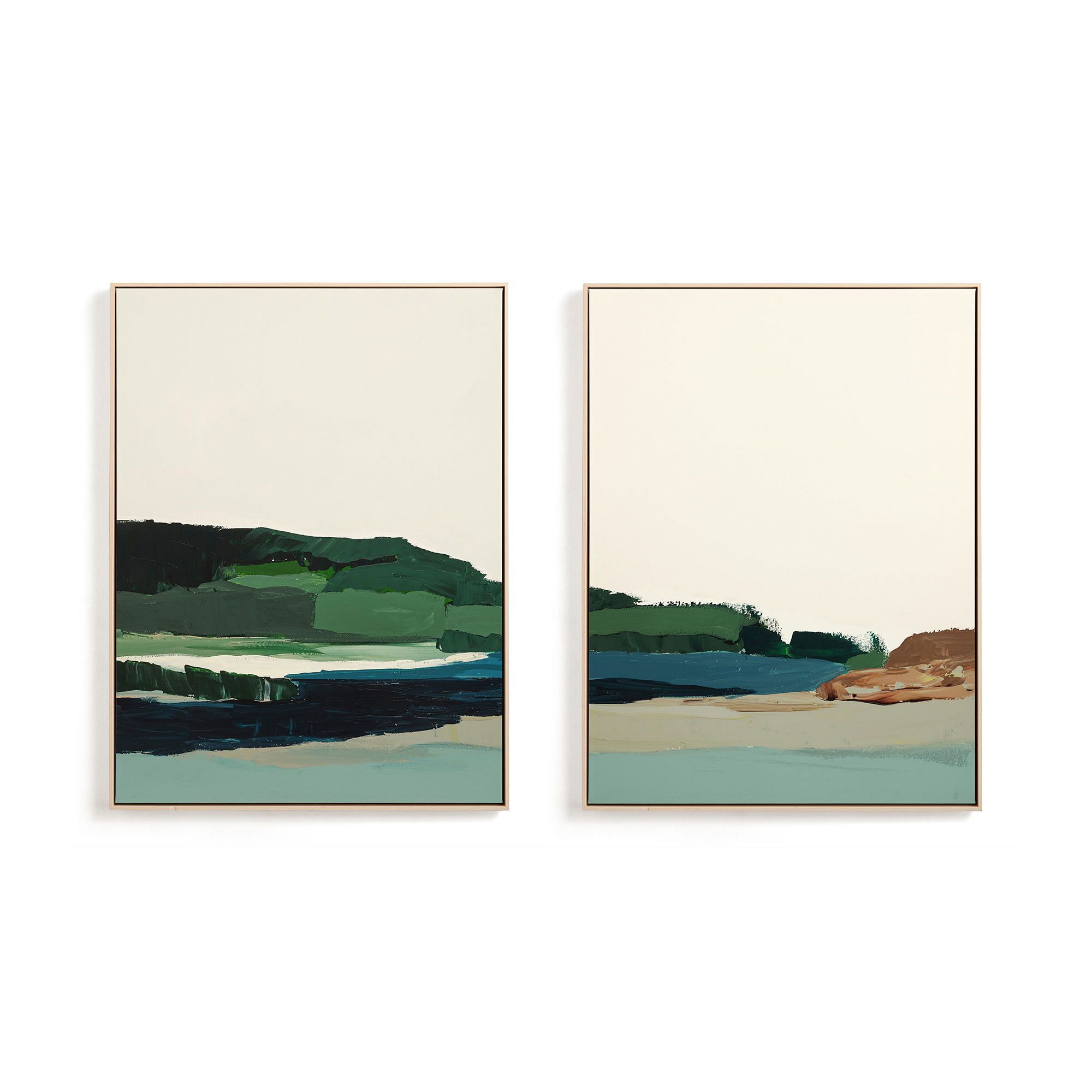 Spring Seascape Wall Art with Frame-30"x40" thumbnail 2
