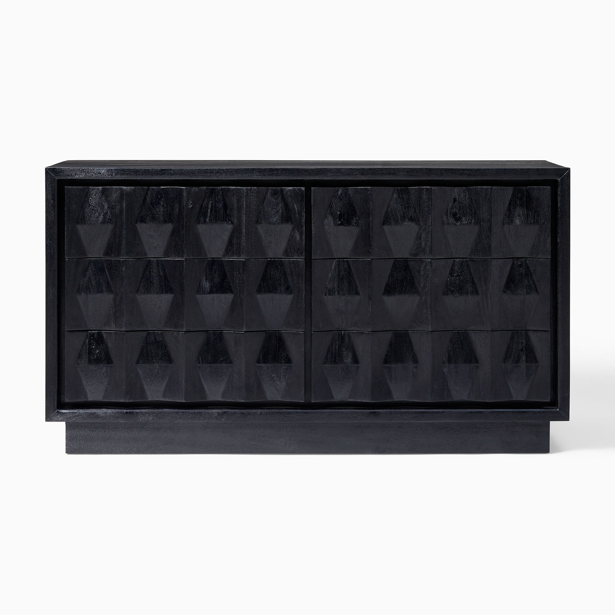 Carved Pattern 6 Drawer Dresser thumbnail 3