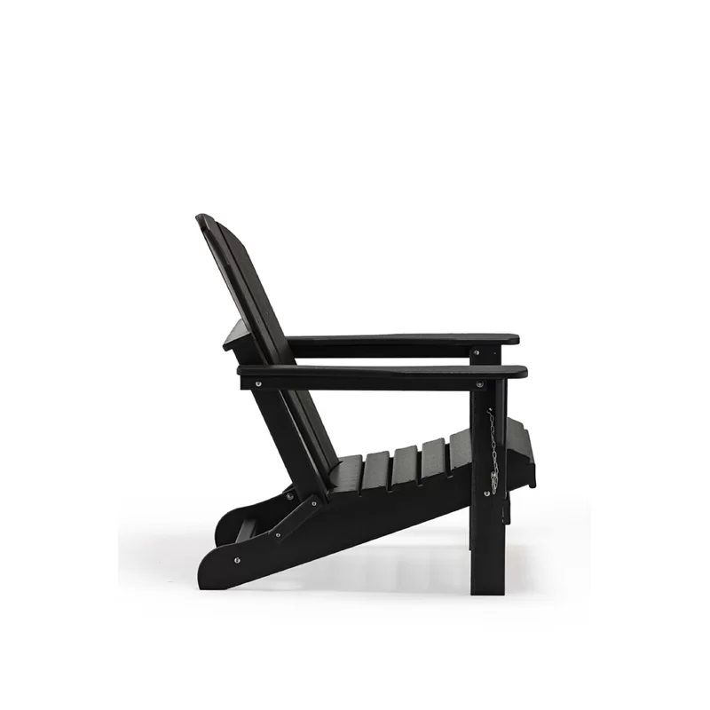 Benefiel PlasticResin Folding Adirondack Chair thumbnail 2