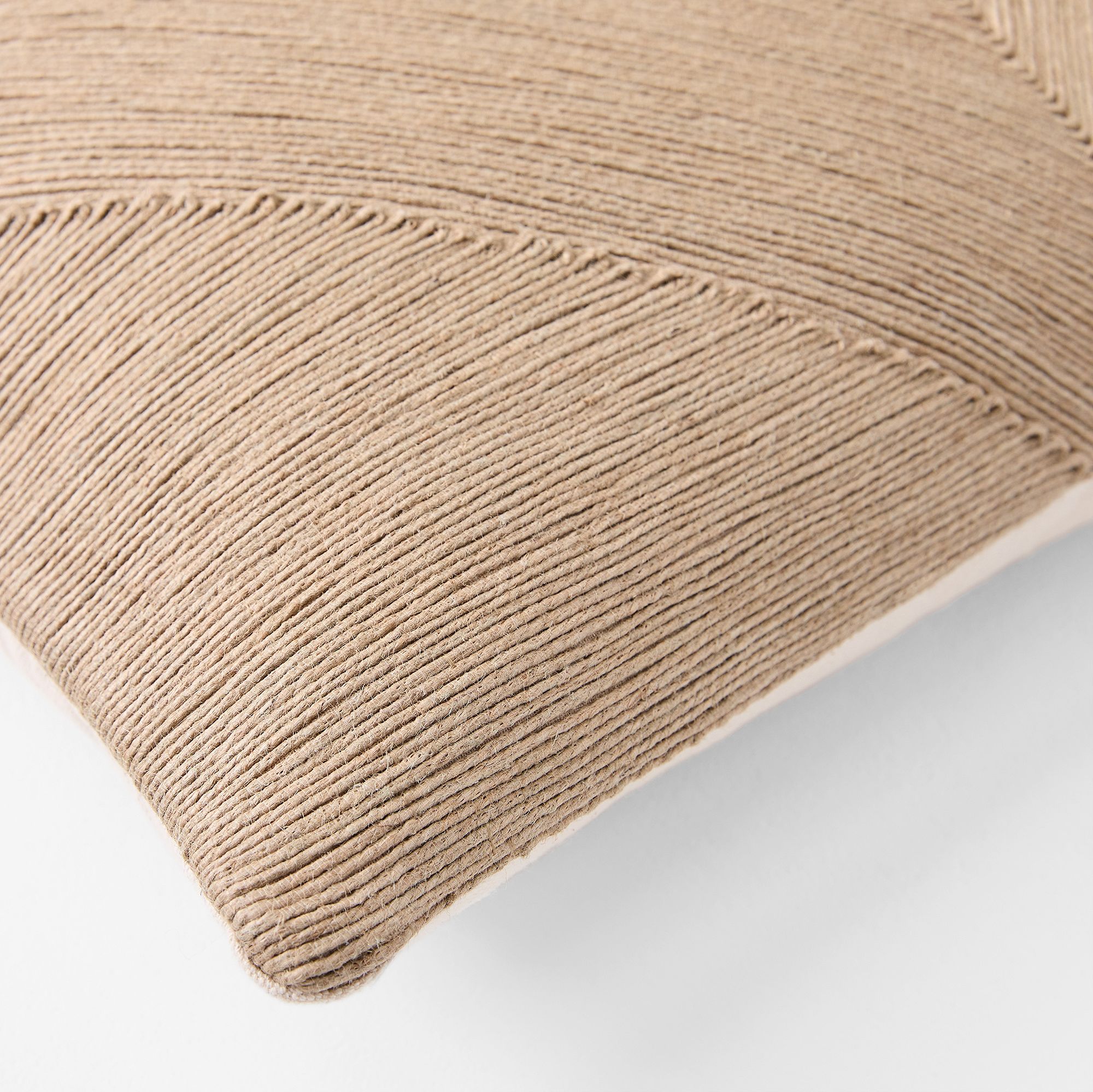 Jute Geo Pillow Cover thumbnail 2